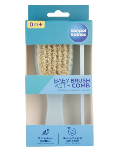 CANPOL SET BROSSE ET PEIGNE BLEU 7/406 – Image 2