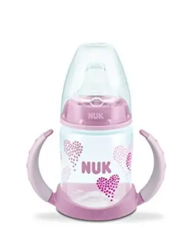 NUK TASSE ROSE/BLEU ROSE 6-18M 150ML 43820