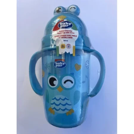 PUR TASSE LUDIQUE AVEC PAILLE ET ANSES 360ML 78001