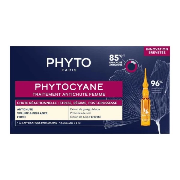 PHYTOCYANE CHUTE PROGRESSIVE FEMME 12X5ML – Image 3