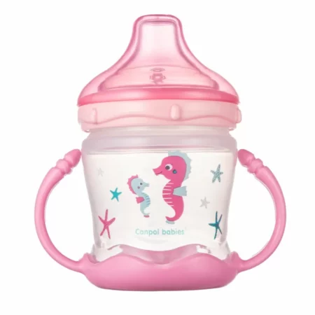 CANPOL TASSE ANTI DEVERSEMENT ROSE 240ML 76/001