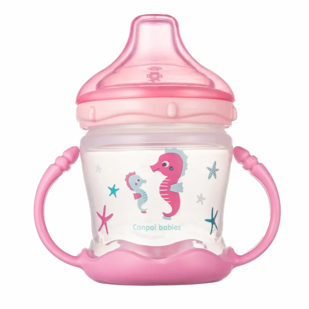 CANPOL TASSE ANTI DEVERSEMENT ROSE 240ML 76/001