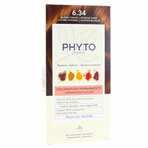 PHYTOCOLOR 6.34 BLOND FONCE CUIVRE INTENSE – Image 2