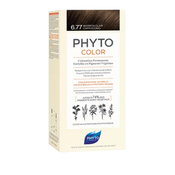 PHYTOCOLOR 6.77 MARRON CLAIR CAPPUCCINO – Image 2