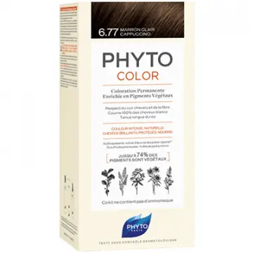 PHYTOCOLOR 6.77 MARRON CLAIR CAPPUCCINO – Image 5