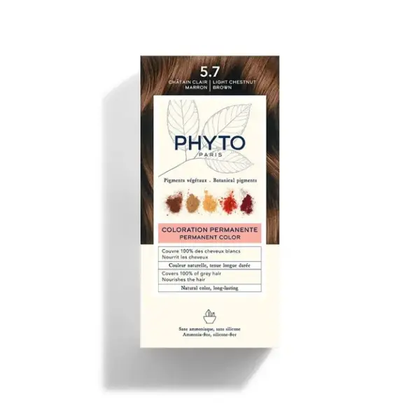 PHYTOCOLOR NØ5.7 CHATAIN CLAIR MARRON