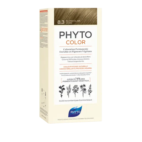 PHYTOCOLOR 8.3 BLOND CLAIR DORE