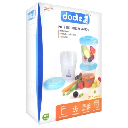 DODIE POTS DE CONSERVATION REPAS P/6