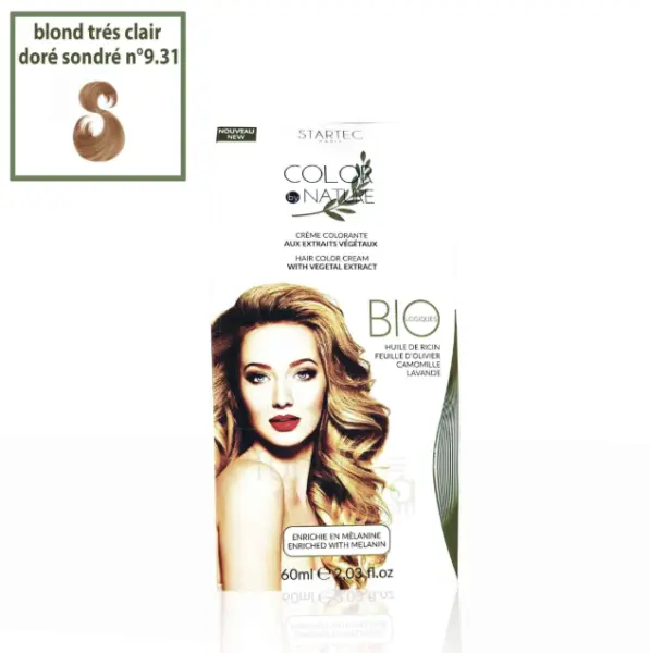 STARTEC COLORATION BLOND DORE CENDRE 9.31