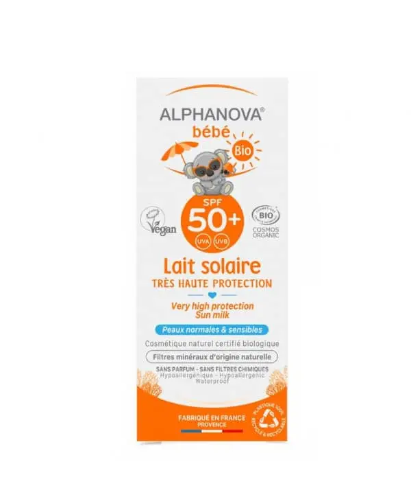 ALPHANOVA ECRAN LAIT SOLAIRE BEBE SPF50+ PNS 50G – Image 3