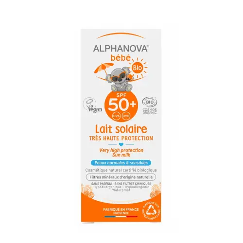 ALPHANOVA ECRAN LAIT SOLAIRE BEBE SPF50+ PNS 50G – Image 4