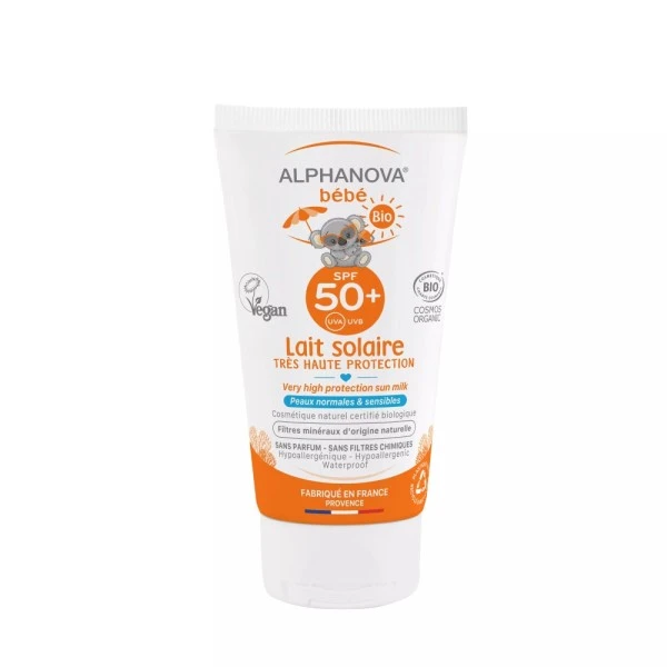 ALPHANOVA ECRAN LAIT SOLAIRE BEBE SPF50+ PNS 50G – Image 5