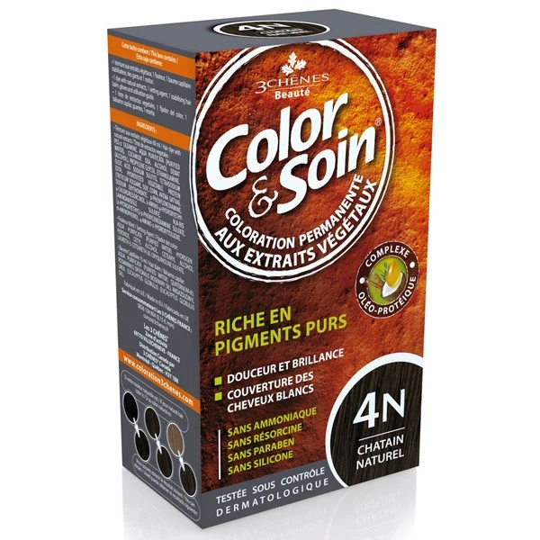 3CHENES COLOR SOIN CHATAIN NATUREL 4N – Image 3
