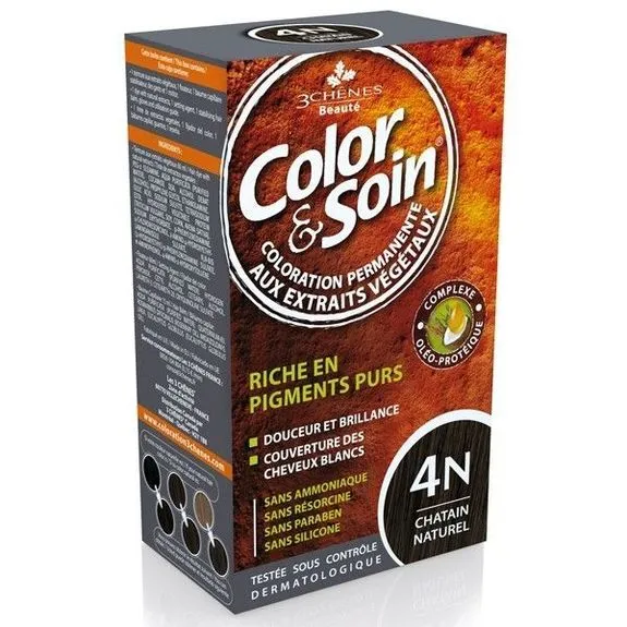 3CHENES COLOR SOIN CHATAIN NATUREL 4N – Image 4