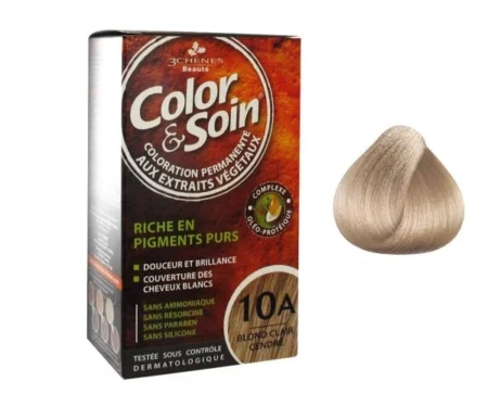 3CHENES COLOR SOIN BLOND CLAIR CENDRE 10A