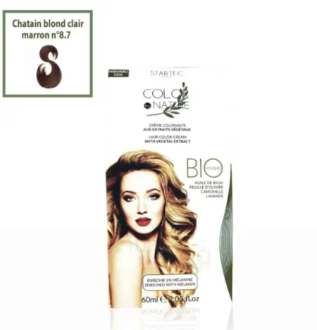 STARTEC COLORATION BLOND CLAIR MARRON 8.7