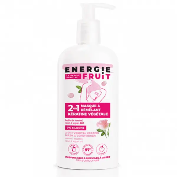 ENERGIE FRUIT MASQUE 2EN1 KERATINE VEGETALE 300ML – Image 2