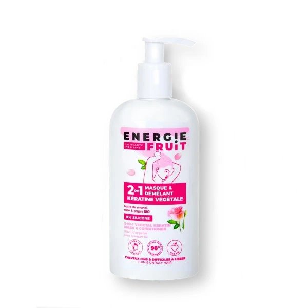 ENERGIE FRUIT MASQUE 2EN1 KERATINE VEGETALE 300ML – Image 3