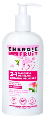 ENERGIE FRUIT MASQUE 2EN1 KERATINE VEGETALE 300ML