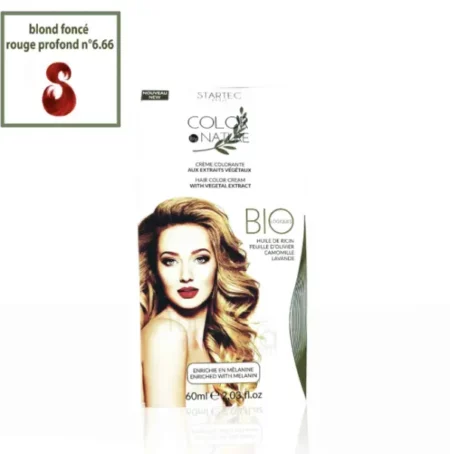 STARTEC COLORATION BLOND FONCE ROUGE PROFOND 6.66