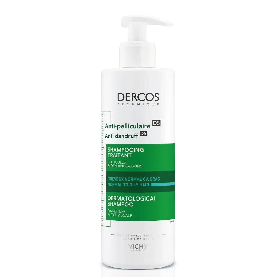 VICHY DERCOS SHAMP DS ANTI PELL CHX GRAS 390ML 1290 – Image 3
