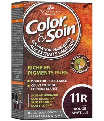 3CHENES COLOR SOIN ROUGE MYRTILLE 11R