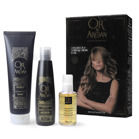 OR ET ARGAN KIT 3 PRODUITS ILLUMINANT LUX