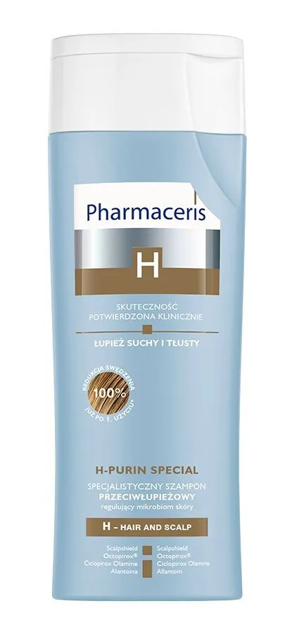 PHARMACERIS SHAMP H-PURIN DRY ANTIPELL 250ML – Image 5