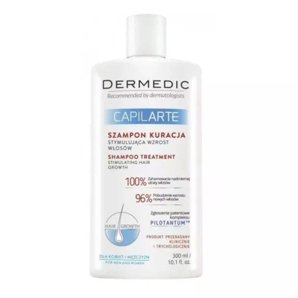 DERMEDIC CAPILARTE SHAMP ANTI CHUTE ET REPOUSSE 300ML 74194 – Image 2