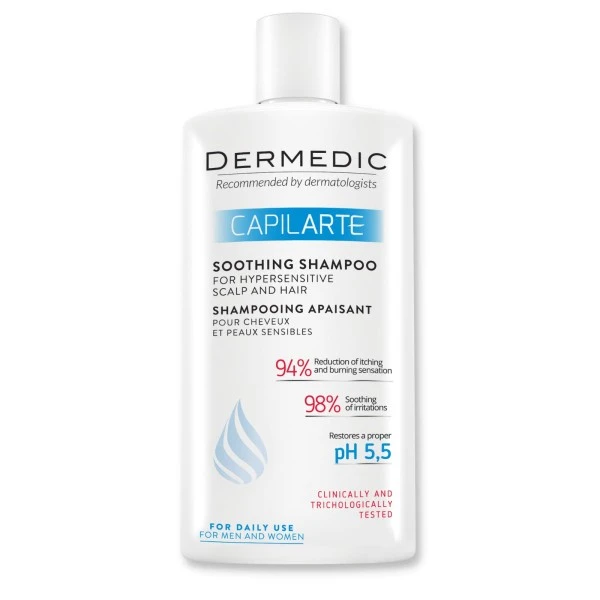 DERMEDIC CAPILARTE SHAMP APAISANT CHX SENS 300ML 74217