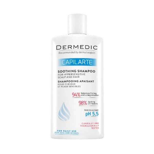 DERMEDIC CAPILARTE SHAMP APAISANT CHX SENS 300ML 74217 – Image 2