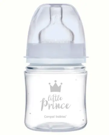 CANPOL BIB ANTI COLIQ LARGE PP ROYAL BABY ROSE 35/233 120ML – Image 2