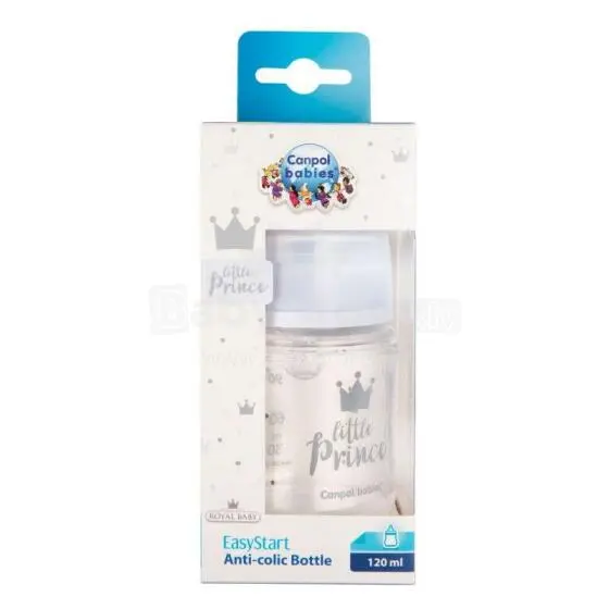 CANPOL BIB ANTI COLIQ LARGE PP ROYAL BABY BLEU 120ML 35/233