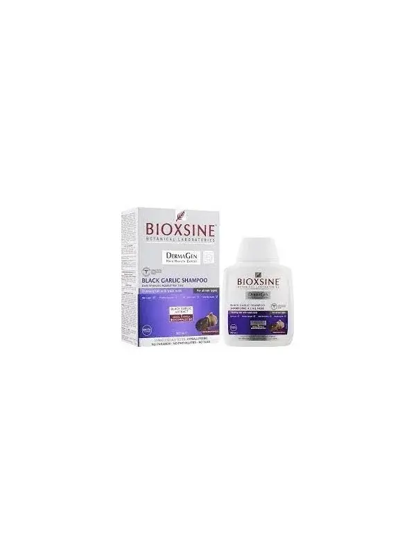 BIOXSINE SHAMP ANTI-CHUTE A AIL NOIR 300ML – Image 4