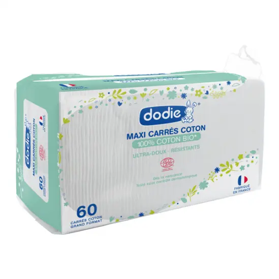 DODIE CARRES DE COTON BIO B/60 – Image 3