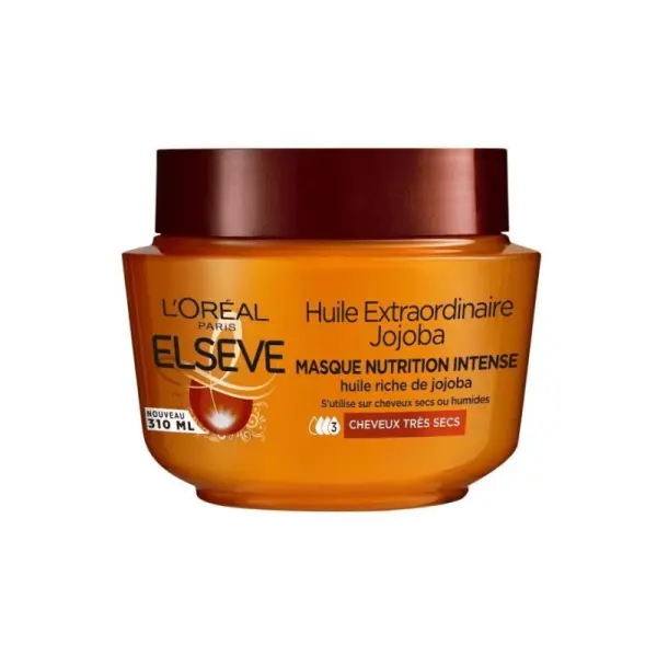 ELSEVE MASQUE HUILE EXTRAORDINAIRE JOJOBA POT 310ML – Image 2