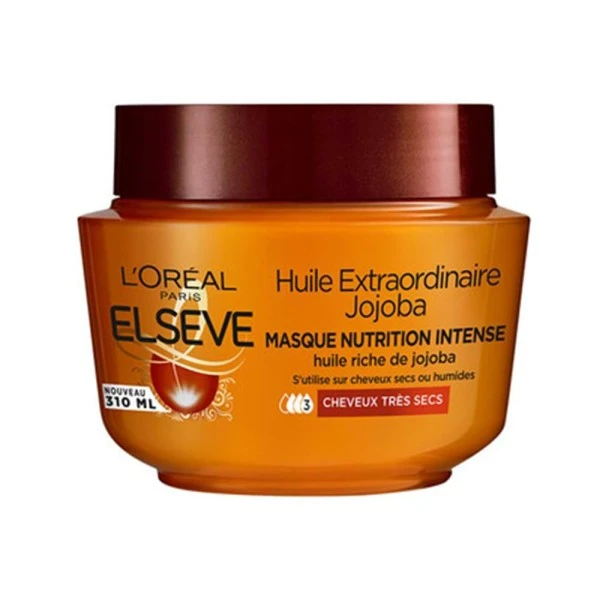 ELSEVE MASQUE HUILE EXTRAORDINAIRE JOJOBA POT 310ML – Image 3