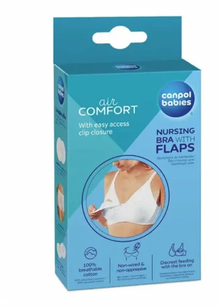 CANPOL SOUTIEN GORGE D'ALLAITEMENT COTON 85B 26/757