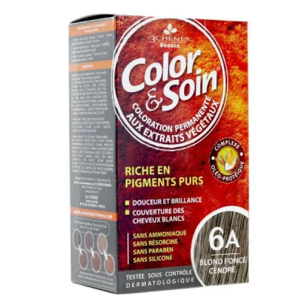 3CHENES COLOR SOIN BLOND FONCE CENDRE 6A – Image 2