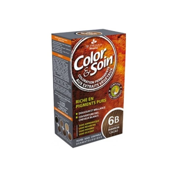 3CHENES COLOR SOIN MARRON CACAO 6B – Image 3
