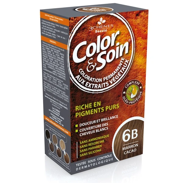 3CHENES COLOR SOIN MARRON CACAO 6B – Image 2