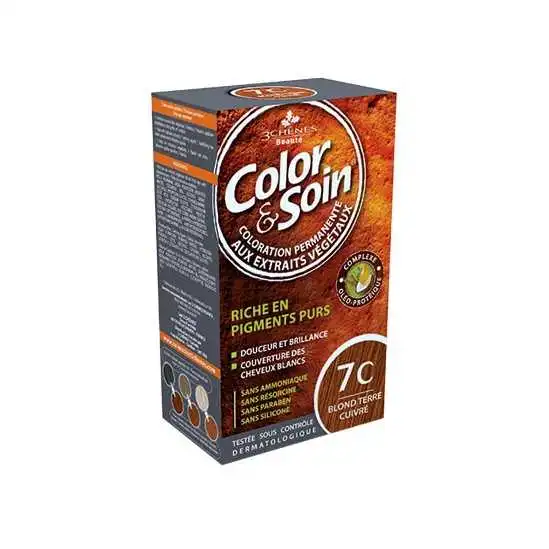 3CHENES COLOR SOIN BLOND TERRE CUIVRE 7C – Image 2