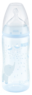 NUK BIB TEMP ROSE/BLEU 300ML BLEU 300ML 41021