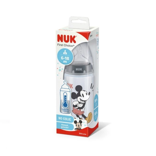NUK BIB TEMP MICKEY 6-18M 300ML 41019 – Image 2