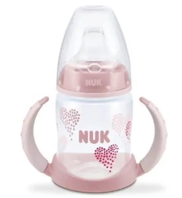 NUK BIB TEMP ROSE/BLEU 150ML ROSE 43924