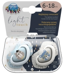 CANPOL 2 SUCETTES UNIVERSELLES BONJOUR PARIS BLEU 6-18M 22/648 – Image 2