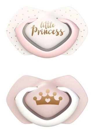 CANPOL 2 SUCETTES UNIVERSELLES ROYAL BABY ROSE 0-6M 22/650 – Image 3