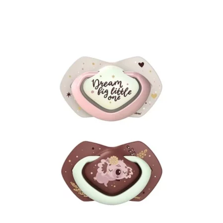 CANPOL 2 SUCETTES UNIVERSELLES ROYAL BABY ROSE 0-6M 22/650