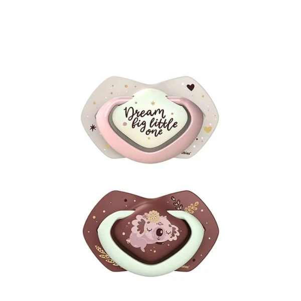 CANPOL 2 SUCETTES UNIVERSELLES ROYAL BABY ROSE 0-6M 22/650