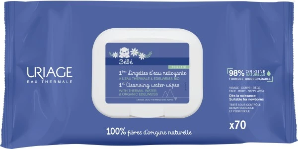 URIAGE 1ERE LINGETTES NETT B/70